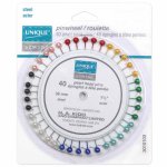 (image for) UNIQUE Plastic Head Pinwheel 40pcs - 38mm (1 1/2")